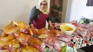 أطباق المناسبات  بتقديم راقي مع ممونة الحفلات أمينة/ سلسلة أطباق بلادي المغرب (الحلقة 114 )