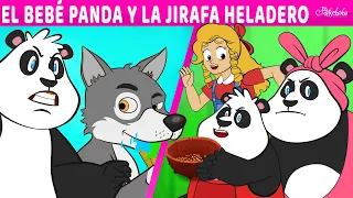 El Bebé Panda y La Jirafa Heladero & Ricitos de Oro y La Familia Panda | Cuentos infantiles