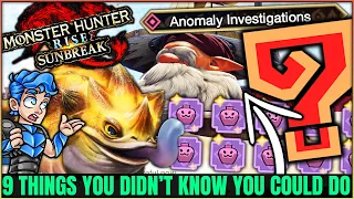 9 More Things You Didn't Know About in Sunbreak - Tips Tricks & More - Monster Hunter Rise Sunbreak!