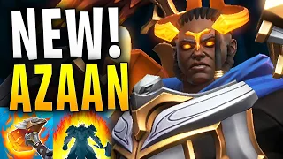 NEW BUFFED AZAAN SHREDS! - Paladins Gameplay Build