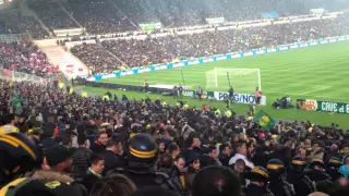 Nantes - Paris avant le match en Erdre merci aux ultras d'avoir gaché la fête