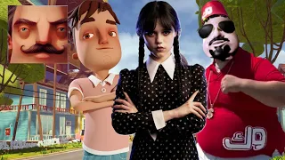 Hello Neighbor - My New Neighbor 2 Aaron Amazing Digital Circus Pomni skibidi dop Wednesday Addams