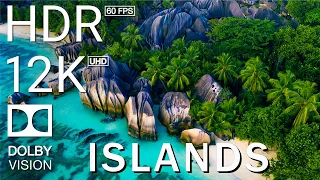 THE MOST BEAUTIFUL ISLANDS 12K HDR 60FPS DOLBY VISION · With Calming Music