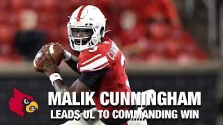 QB Malik Cunningham Leads Louisville To Commanding Win