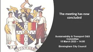 Sustainability & Transport O & S Committee - 15/03/2023 - 1400 hours