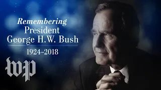 Day one of former president George H.W. Bush's funeral