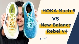 HOKA Mach 6 vs. New Balance Rebel v4 | Two Plateless Uptempo Daily Trainers