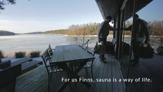 Finnish sauna therapy