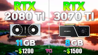 RTX 3070 Ti vs RTX 2080 Ti - Test in 10 Games