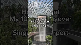 How I Spent My 10 Hour Layover At The Singapore Airport #singapore #travel #travelvlog #vacation