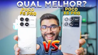 COM ELES! POCO F6 PRO e X6 Pro! Muda muita coisa? Qual a melhor opção pra você? COMPARATIVO!