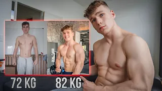 Wie ich 10 Kg Muskeln in 3 Monaten aufbauen konnte!