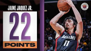 Heat 1st Round Pick Jaime Jaquez Jr. Drops 22 Pts In Summer League Debut!