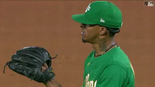 Luis Medina Strikes Out 6 in MLB Debut! | Oakland Athletics | 4/26/2023