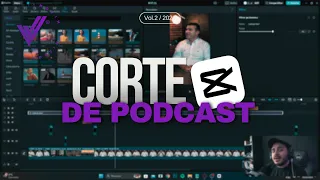 Como fazer edições dinâmicas de corte de podcast pelo PC [CAPCUT]