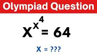 A Nice Math Olympiad problem | Viral Exponential Problem |A beautiful Math Problem | Can you solve ?