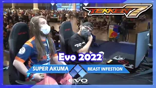 Evo 2022 Tekken 7 Super Akuma VS Beast Infection - Top 192