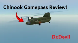 Chinook Gamepass Review PTFS! Roblox