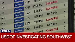 Southwest Airlines flight cancellations continue; USDOT to examine airline's role in holiday travel