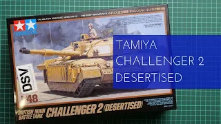 Tamiya 1/48 Challenger 2 Desertised (101) Review