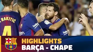 [HIGHLIGHTS] FC Barcelona - Chapecoense (5-0) Trofeu Gamper 2017/2018