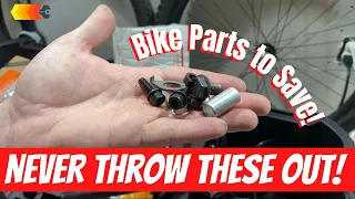 ALWAYS SAVE THESE BIKE PARTS - 10 Basic Bicycle Parts You Might Regret Throwing Away!