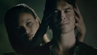 TVD 8x2 - Sybil finds out about Elena and erases her off Damon's memories | Delena Scenes HD