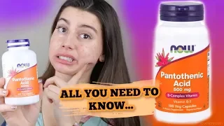 My Side Effects and Experience using Pantothenic Acid.. || What I REALLY think. Q&A!!!