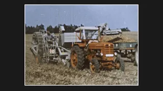 DDR  Landmaschinen "Mechanisierung der Kartoffelernte" DDR 1969