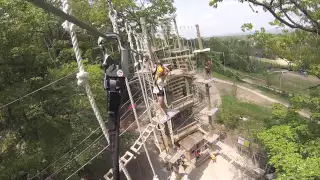 High Ropes Obstacle Course GoPro