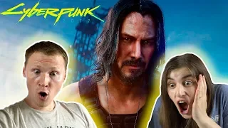 РЕАКЦИЯ на Cyberpunk 2077 — Русский трейлер игры #2