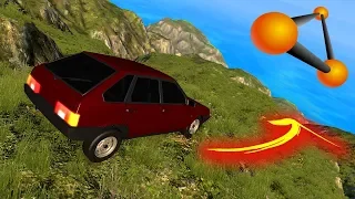 ОТКАЗАЛИ ТОРМОЗА НА СПУСКЕ - НА НОВОЙ ВАЗ 2109 BeamNG drive