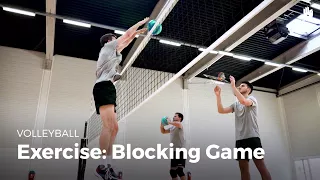 Exercise: blocking game | Volleyball