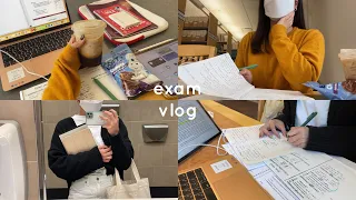 study vlog/ 📑大学生のテスト期間中の過ごし方| how I study for the exams🍂