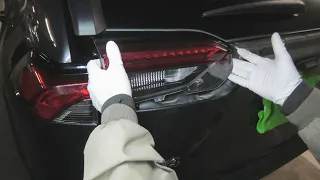 Toyota RAV4 (2019-2024): How To Remove Tail Lights And Plastic Trim In The Rear Hatch Door.