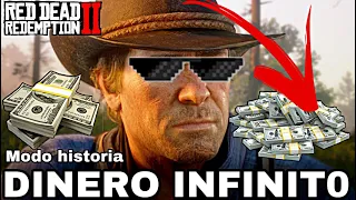 Red Dead Redemption 2 Modo HISTORIA 💰DINER0 INFINIT0💰 (GLITCH)  💵TRUC0 MILLONARI0💵 increíble 😱