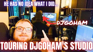 HE HAS NO IDEA WHAT I DID... - Touring DjGoHam's Studio!!!