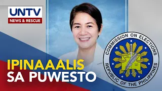 Legazpi Mayor Carmen Geraldine Rosal, diniskwapilika ng COMELEC