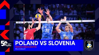 Poland vs. Slovenia I Match Highlights Semi Finals I CEV EuroVolley 2023 Men