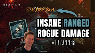 INSANE RANGED ROGUE DAMAGE - Pen Shot Boss Killer in Season 3 Diablo 4