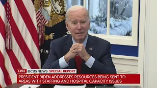 Special Report: President Biden Remarks On COVID Amid Surge In Cases