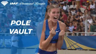 Alysha Newman sets a Canadian pole vault record in Paris - IAAF Diamond League 2019