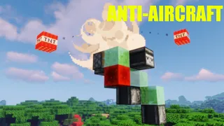 Minecraft Redstone Weapon: Super Simple Anti-Aircraft Machine