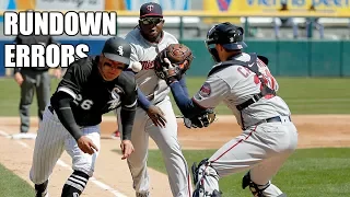 MLB | Rundown Errors