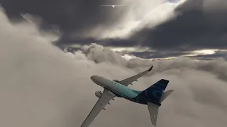 MSFS2020 | PC 4K | PMDG 737-700 | Palm Springs TO Point Mugu | Rain Storm | RTX-4090 |13900K