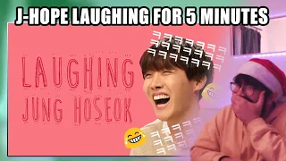 BTS j-hope laughing for 5 minutes | Reaction