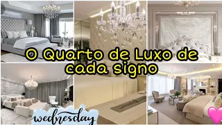 O Quarto de Luxo de cada signo- Mundo dos Signos