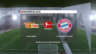 Union Berlin vs Bayern Munich | Stadion An der Alten Försterei | 2023-24 Bundesliga | PES 2021