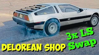 DeLorean Shop LS Swap Update