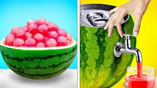 TRUQUES GENIAIS PARA LANCHES DE VERÃO || Melhores Ideias Com Comida E Truques DIY por Gotcha!